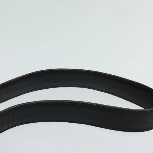 GUCCI Shoulder Bag Leather Black Gold Auth - Picture 8 of 16